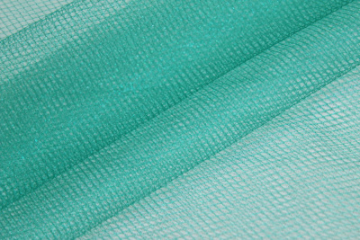 Фатин средней жесткости металлик Зеленая бирюза 24 - изображение