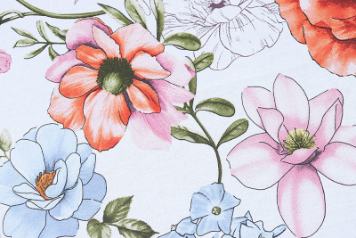 Бязь набивная 220 Премиум Тейково Амира - изображение