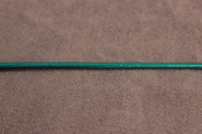 Шнур кожаный 2мм Изумрудный - изображение