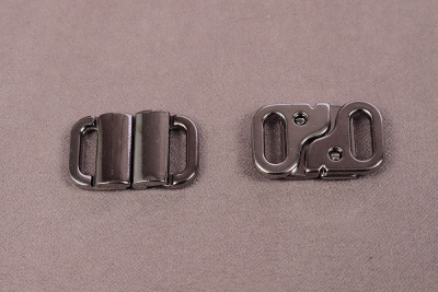 Застежка для бюстгалтера 10мм Т.Никель - изображение