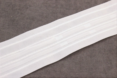 Лента шторная Бантовая Текстильная 6см Белый - изображение