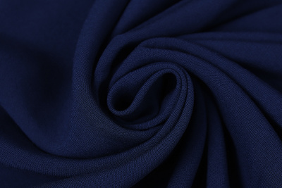 Штапель гл/кр 2019 130гр/м.кв. Т.синий - изображение