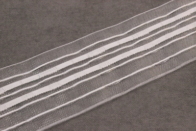 Лента шторная Равномерная 6см капроновая Прозрачный - изображение