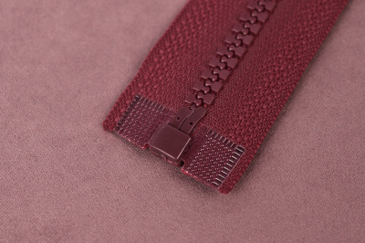 Молния 90см разъёмная трактор Т5 КНР Бордовый 178 - изображение