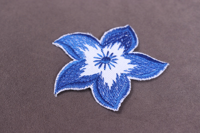 Термоаппликация 60мм Цветок Ассорти - изображение