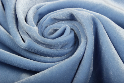 Бархат-стрейч Asetex Св.голубой - изображение