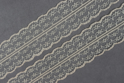 Кружево 45мм капроновое Бежевый - изображение