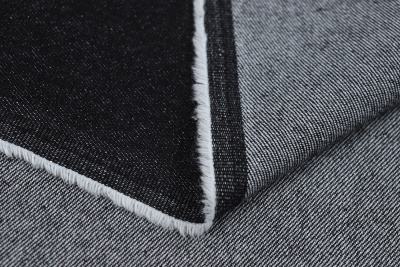 Джинс однотонный Черный - изображение