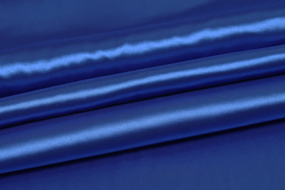 Атлас-стрейч Синий - изображение