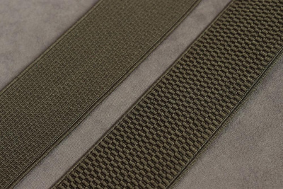Тесьма эластичная помочная 40мм Хаки 328 - изображение