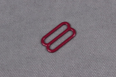 Регулятор для бретелей 18мм металл Т.Красный - изображение