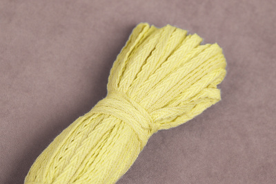 Киперная лента 5мм х/б КЛ Желтый - изображение