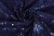 Пайетки на сетке 13571 Т.синий