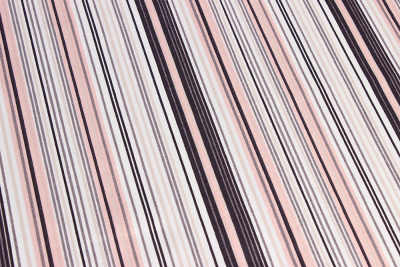 Интерьерная ткань DUCK с тефлоновым покрытием полоски розовые - изображение