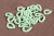 Кольцо для цепочки 16*23мм Пастельный зеленый