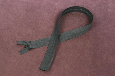 Молния потайная 50см нейлон KBB Т.Серый 311 - изображение