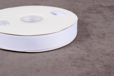 Репсовая лента 25мм Белый 029 - изображение