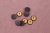 Кнопки пробивные 15мм декоративная Матовый Черный