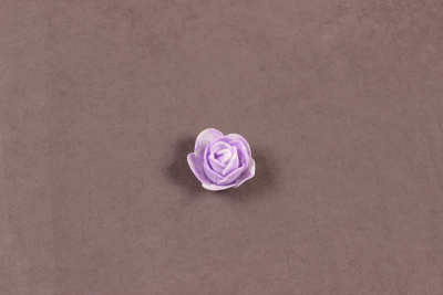 Роза 35мм из фоамирана Сиреневый/Белый - изображение
