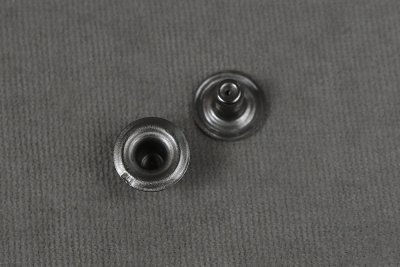 Кнопки пробивные 15мм Альфа  Пластик Жемчужно серый - изображение