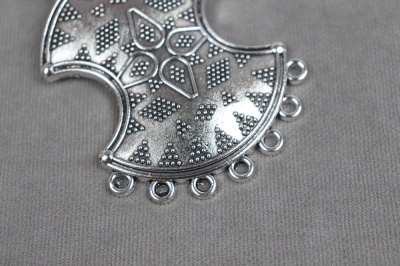 Этническое украшение 50*90мм подвеска m4815 Серебро - изображение