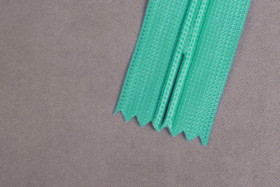 Молния потайная 30см нейлон KBB  Мятный 251 - изображение