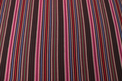 Гобелен 150 облегченный Бежевые,зеленые,розовые полосы - изображение