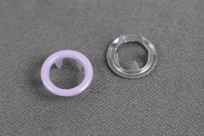Кнопки пробивные 9,5мм рубашечные/кольцо Фиолетовый - изображение