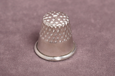 Наперсток металлический №7 14мм Никель - изображение