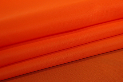 Подкладочная однотонная таффета Люминесцентный оранжевый - изображение