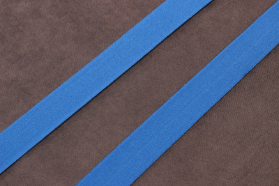 Трикотажная бейка 20мм Синий светлый матовый - изображение