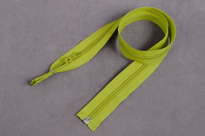 Молния разъемная 65см Т5 спираль Св.Зеленый 233 - изображение