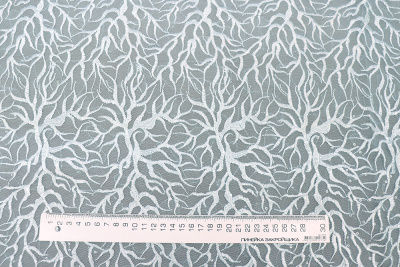 Кружевное полотно на сетке Мятный - изображение