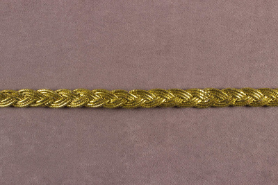 Тесьма 10мм Косичка Золото - изображение