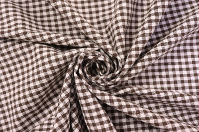Сорочечная клетка Белый/коричневый - изображение
