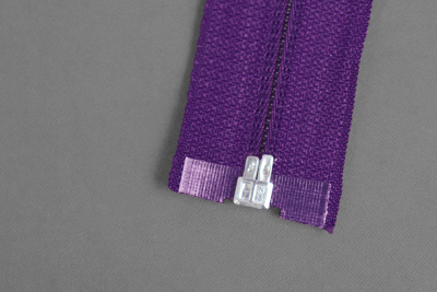 Молния разъемная 70см Т5 спираль Фиолетовый 193 - изображение