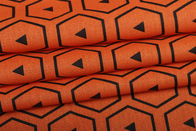 Поплин набивной 150 Ив 105 гр/м.кв. Граффити компаньон - изображение