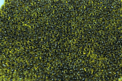 Бисер 12/0 прозрачный Т.олива - изображение