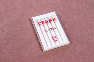 Иглы для плоскошовных машин №80 5шт Organ - изображение