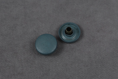 Кнопки пробивные Альфа 15мм Пластик Серо- зеленый - изображение