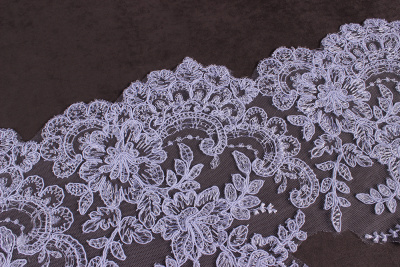 Кружево 310мм свадебное Белый 2065 - изображение