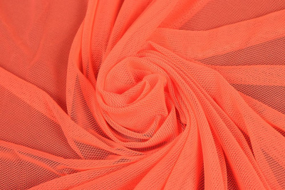 Сетка-стрейч 17 Люминесцентно-оранжевый - изображение