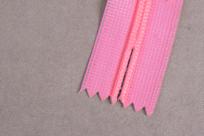 Молния потайная 30см нейлон KBB Розовый 138 - изображение