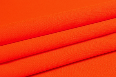Габардин однотонный Люминесцентно-оранжевый - изображение