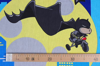 Поплин набивной 150 Бэтбой - изображение