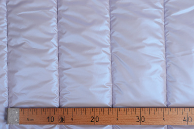 Стежка курточная сэндвич 200 гр/м Полосы Св.сиреневый/жемчужный - изображение