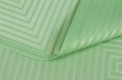 Столовая ткань Журавинка лабиринт Светло-зеленая 2144/380302 - изображение