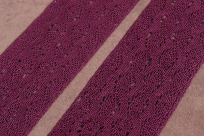 Кружево Мережка 85мм Фиолетовый - изображение