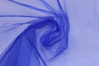 Фатин средней жесткости металлик Синий - изображение