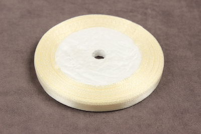 Лента атласная 6мм Молочный 007 - изображение